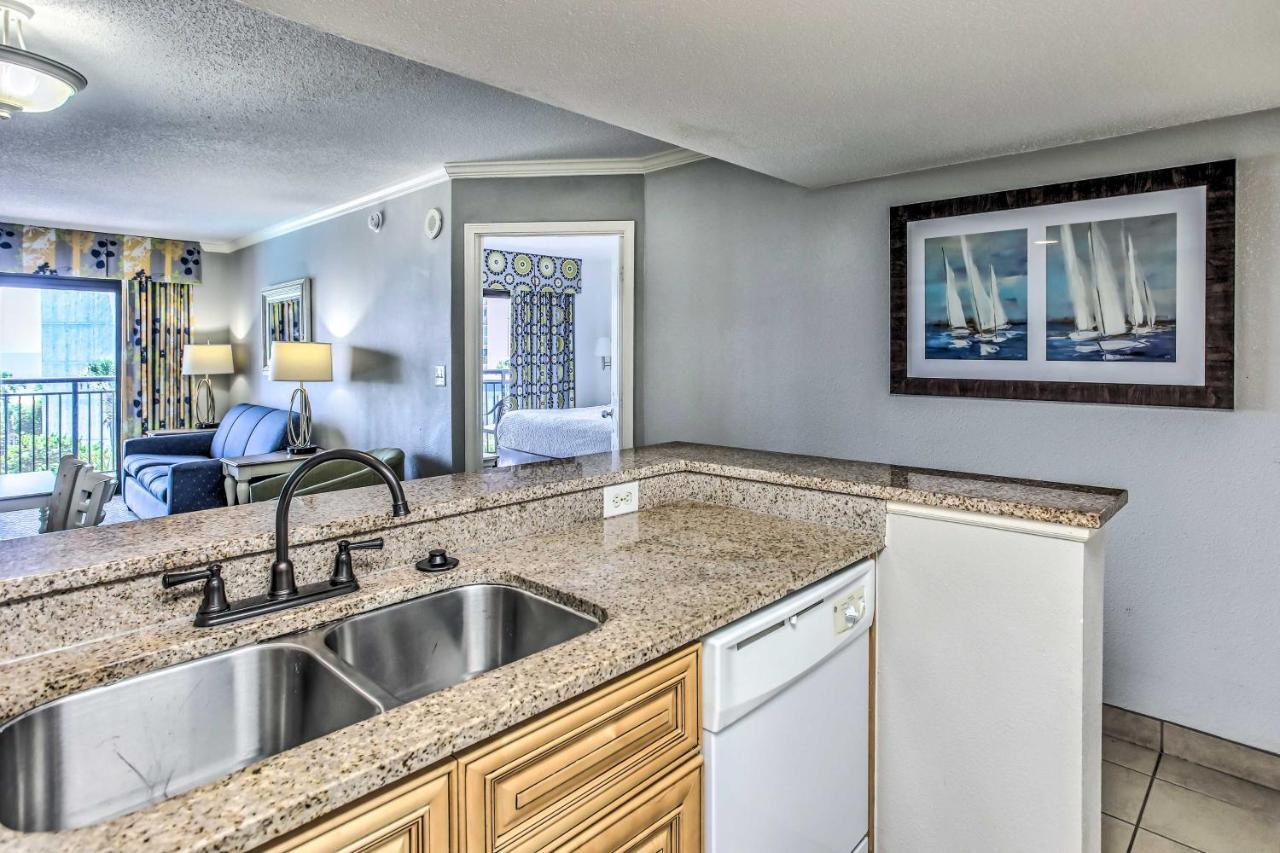 Ocean View Apt And Access To Pool, Beach And More Myrtle Beach Bagian luar foto